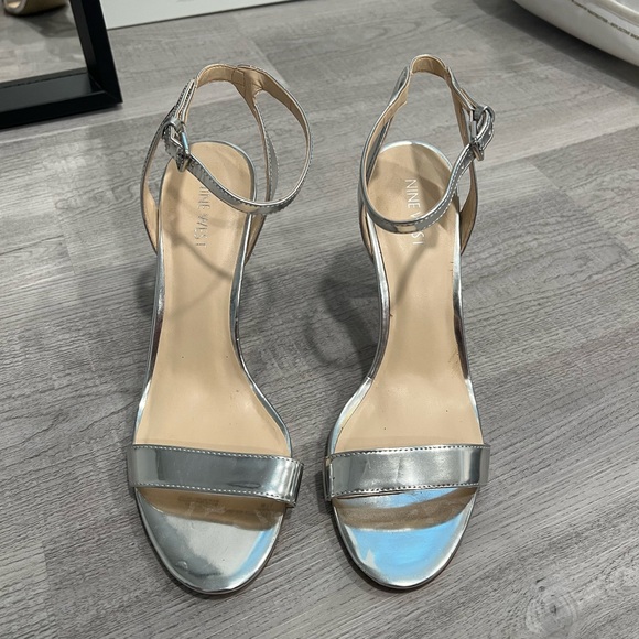 Silver High Heels - Picture 3 of 7